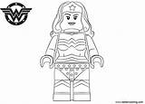 Coloring Pages Wonder Woman Lego Kids Printable sketch template