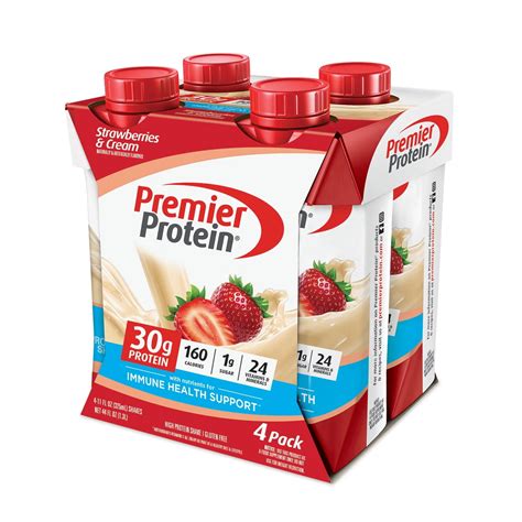 Premier Protein Shake Strawberries And Cream 30g Protein 11 Fl Oz 4