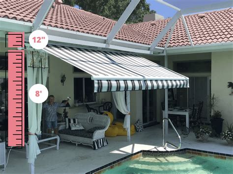 clearance  needed   retractable awning