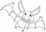 Bat Coloring Halloween Pages Printable Cartoon Print Bats Preschoolers Drawing Supercoloring Size Book Categories sketch template