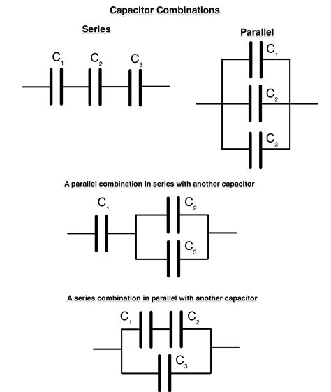 combination capacitor circuits physics socratic