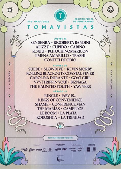 cartel tomavistas 2022 tomavistas festival madrid