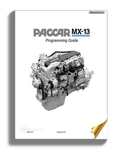 paccar mx programming guide