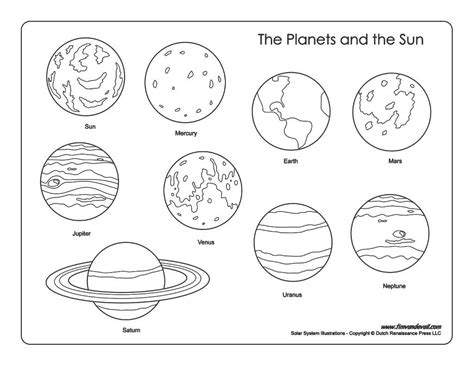 printable solar system coloring pages  kids sketch coloring page