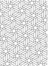 Illusion Optical Coloring Pages Printable Illusions Adult Print Papercraft Colouring Geometric Wallpaper Sand Nature Pattern Kids Da Colorare Patterns Color sketch template