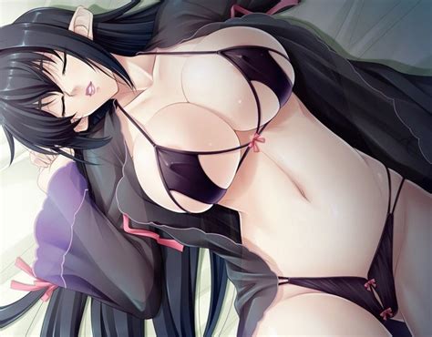 brunettes dark haired girls hentai pictures pervify