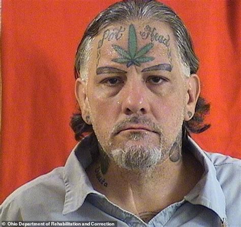 convicted sex offender with “pot head” forehead tattoo is