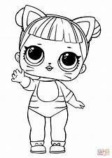 Lol Coloring Doll Cat Baby Pages Printable Dolls Kitty Queen Supercoloring Surprise Template Paper Drawing Source Visit Site Details Categories sketch template