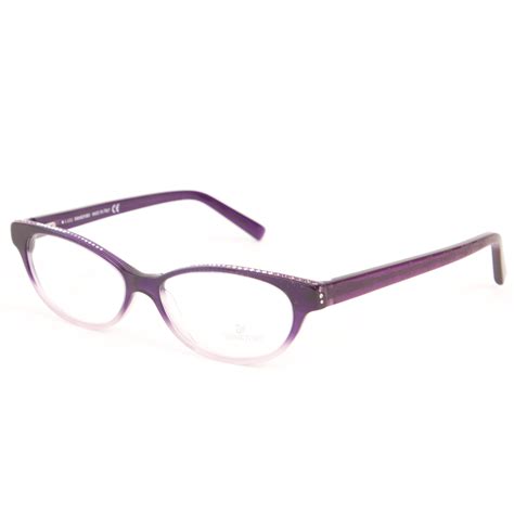 swarovski swarovski women s crystal accent cateye eyeglass frames