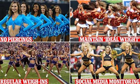 shocking rules nfl cheerleaders must adhere to are revealed daily