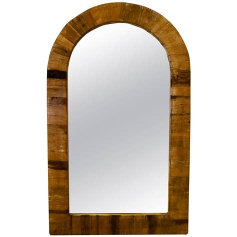 wooden framed arched mirror  stdibs