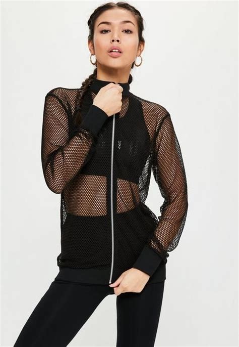 active black fishnet bomber jacket shopstyle jacket fishnet alternative goth gym outfit