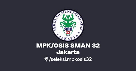 Mpk Osis Sman 32 Jakarta Instagram Tiktok Linktree