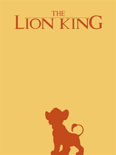 lion king animated poster  citron vert  deviantart