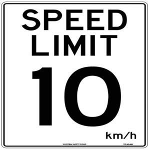 speed limit  sign xmm metal sign  complete office supplies