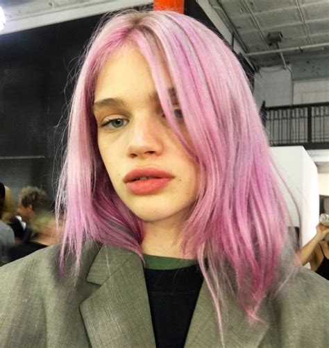 rose quartz hair color trend alexander wang pink hair popsugar beauty