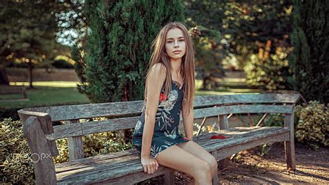 hd wallpaper bench women women outdoors sitting brunette