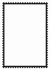 Postzegel Francobollo Rechthoek Sello Colorare Briefmarke Viereckige Rettangolare Malvorlage Schoolplaten Educolor sketch template