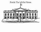 House Clipart Library Executive Branch Clip Coloring Cliparts President sketch template