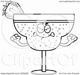 Strawberry Daiquiri Mascot Mad Clipart Royalty Vector Cartoon Cory Thoman Regarding Notes sketch template