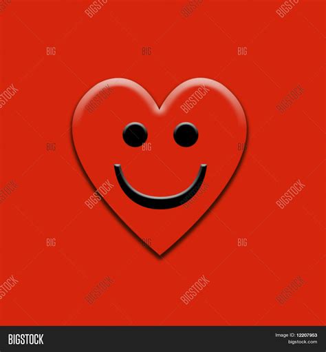 smiling heart face  image photo  trial bigstock