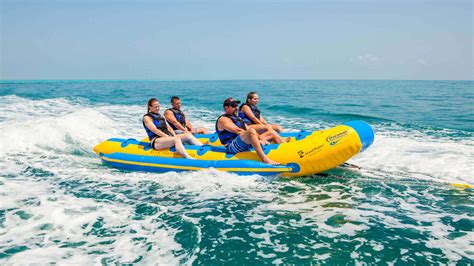 key west parasailing banana boat excursions fury double play