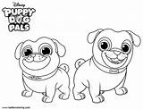 Puppy Dog Coloring Pages Pals Cute Adults Printable Kids Bettercoloring sketch template