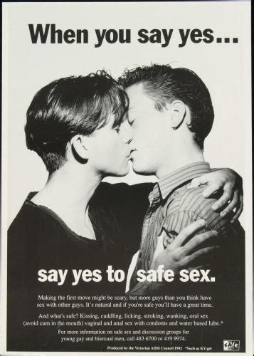 when you say yes say yes to safe sex aids education
