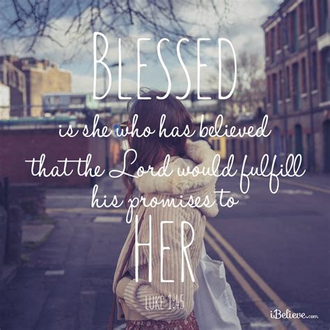 blessed     believed