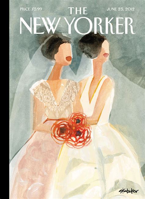 Same Sex Brides Grace Cover Of The New Yorker Thefeministbride