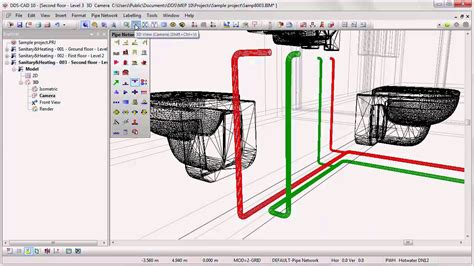 dds cad   started plumbing system design  youtube