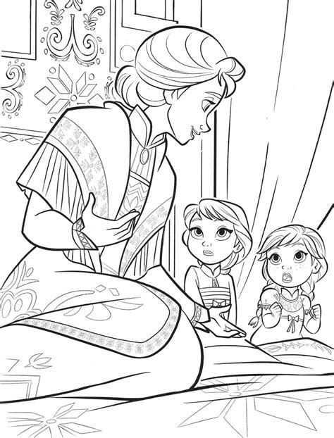 frozen  elsa  anna coloring pages youloveitcom