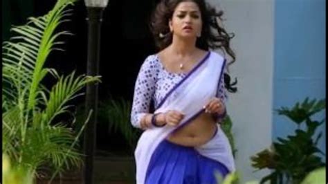 hot sexy tamil serial nandini actress nithya ram hot navel hot look youtube