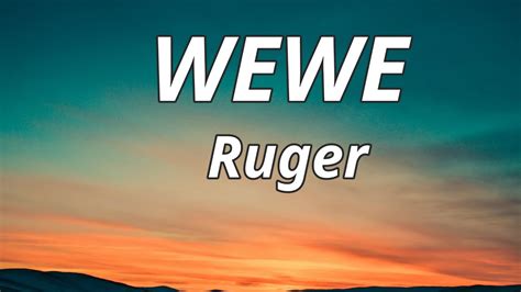 ruger wewe lyrics video chords chordify
