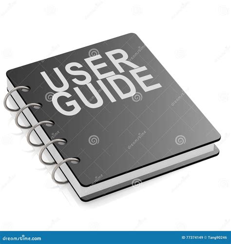 user guide book isolated stock illustration illustration  information