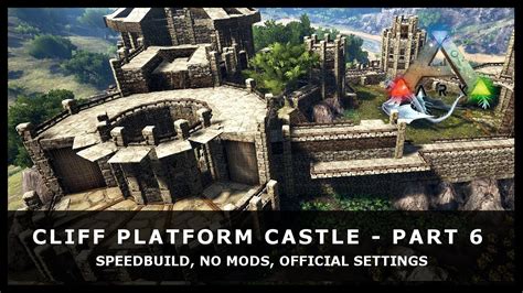 speedbuild part   tower cliff platform castle youtube