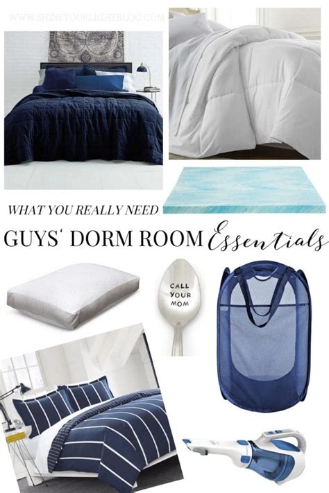 the guys guide to dorm room essentials what he really needs shine