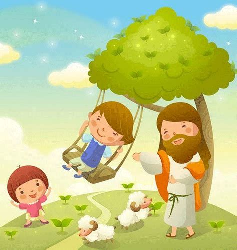 Dibujos De Jesus Con Niños Imágenes Y Dibujos Para Imprimir