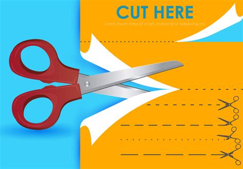 cut   scissors templates  vector art  vecteezy