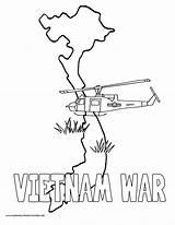 Vietnam War Coloring Pages History Kids Hanoi Helicopter Printable Volume Getcolorings Veterans sketch template