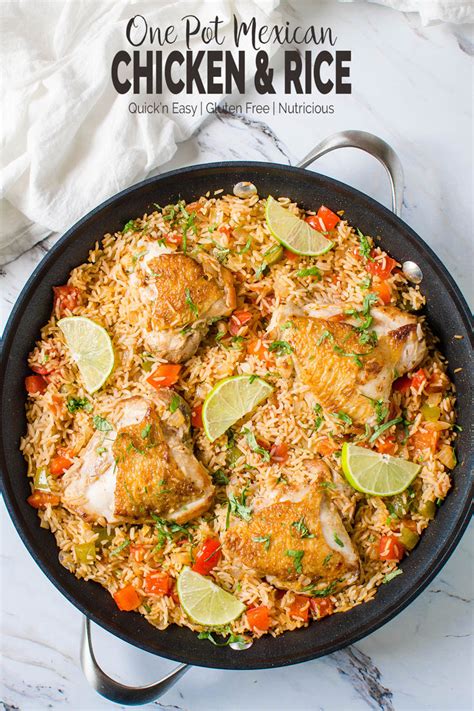 one pot healthy mexican chicken rice watch what u eat