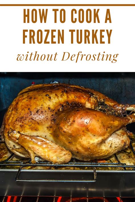how to cook a frozen turkey without thawing thrifty jinxy