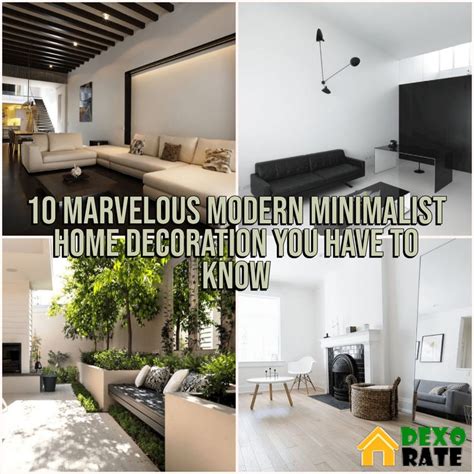 marvelous modern minimalist home decoration     dexorate minimalist home