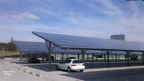 solar powered parking lots   parking