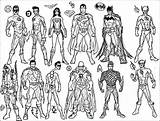 Coloring Superhero Pages Super Hero Marvel Justice League Superheroes Heroes Print Batman Villains Printable Color Drawing Drawings Christmas Squad Unlimited sketch template