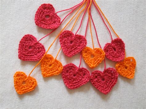 crochet heart patterns  valentines day