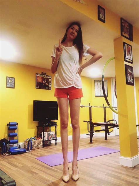 Meet The Worlds Tallest Fashion Model Whose Legs Are Taller Than An