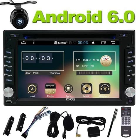 din android  car gps stereo radio double din gps navigation dvd player wifi bluetooth