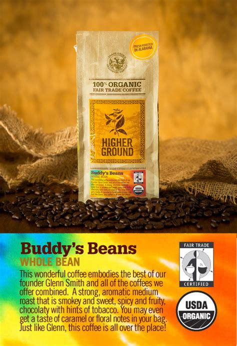 buddys beans higher ground coffee