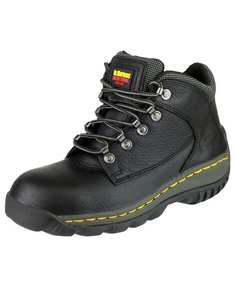 martin fs mens hiker lace  black safety boot ebay